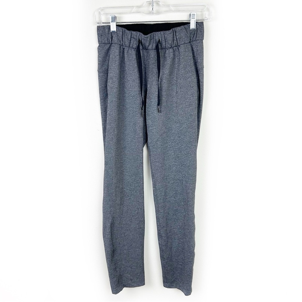 Lululemon On The Fly pant heathered gray/black size: 2 - Picture 2 of 12